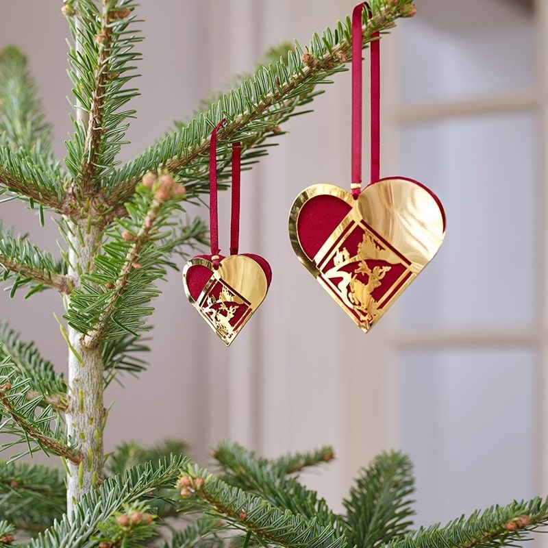  julehjerte inspireret af H.C. Andersens folkeeventyr Klods Hans